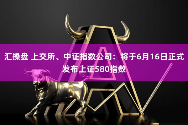 汇操盘 上交所、中证指数公司：将于6月16日正式发布上证580指数
